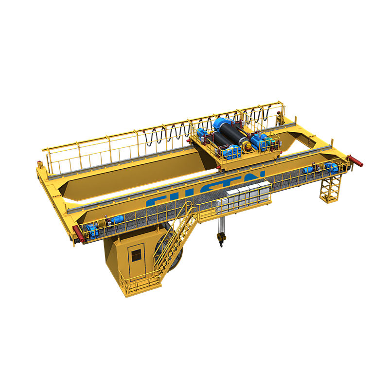 top running double girder crane