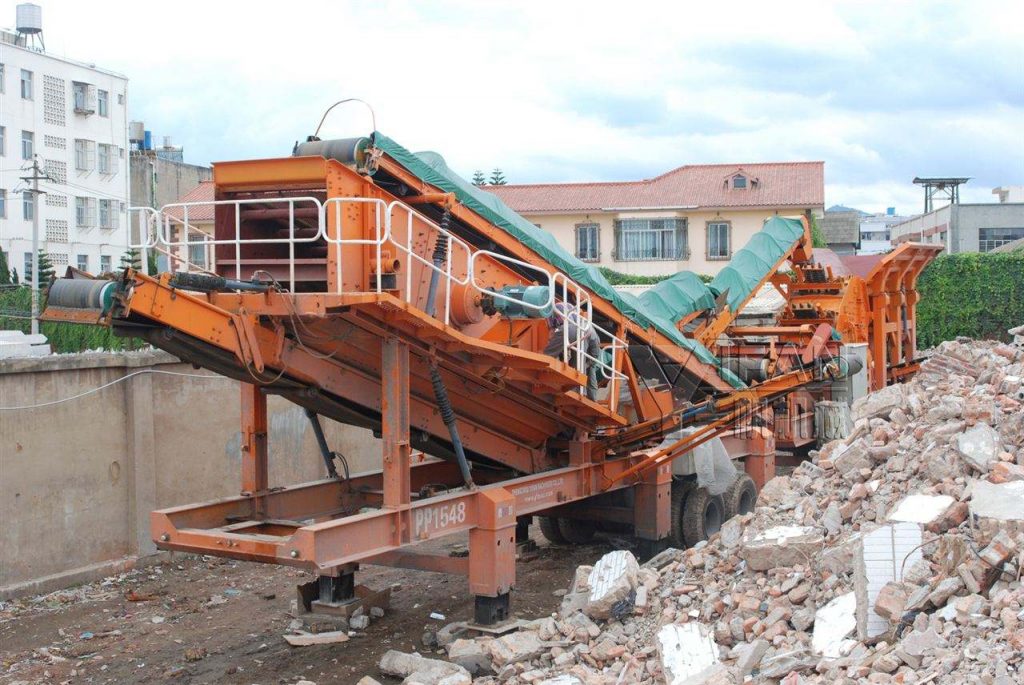 Mobile Stone Crushing Plant