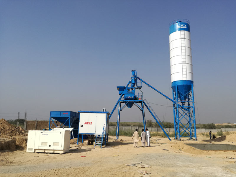 AJ-25 stationary concrete plant Pakistan