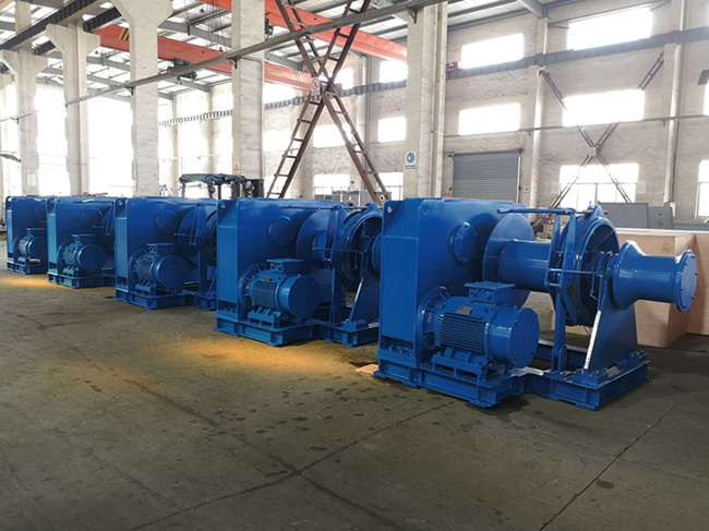 electric marine winches