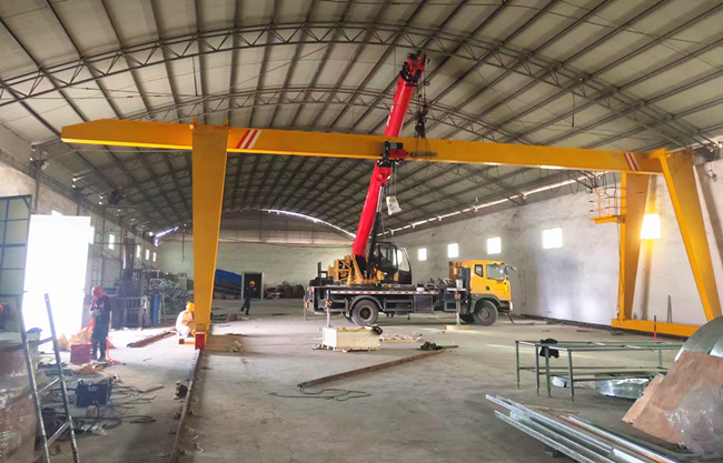 single girder workshop gantry crane