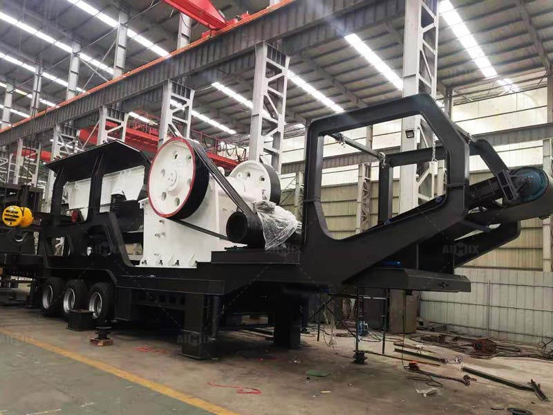jaw crusher mobile vehicle