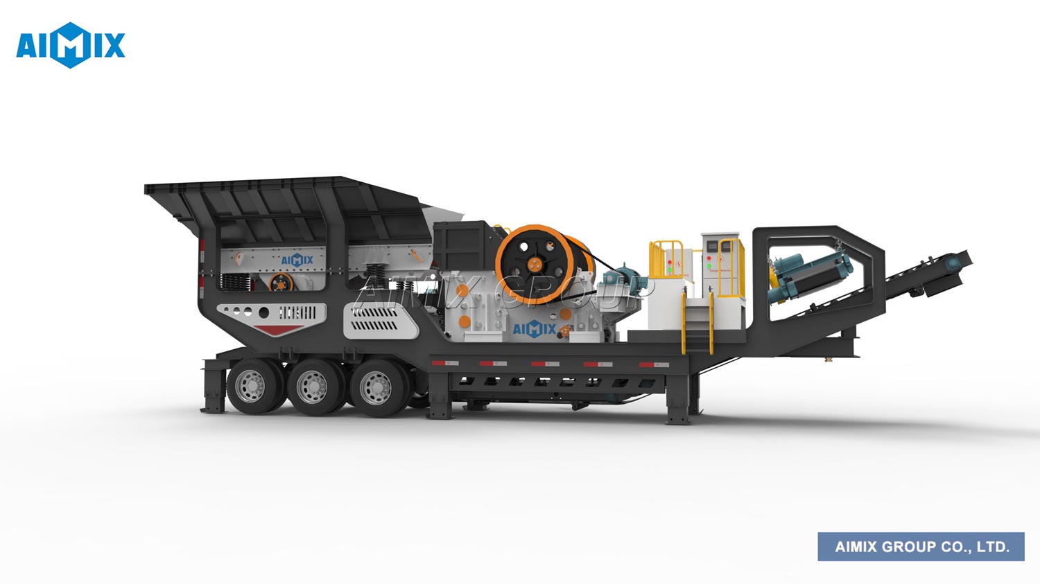 mobile jaw crusher plant