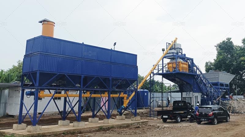 Mobile Type Ready Mix Concrete Plant