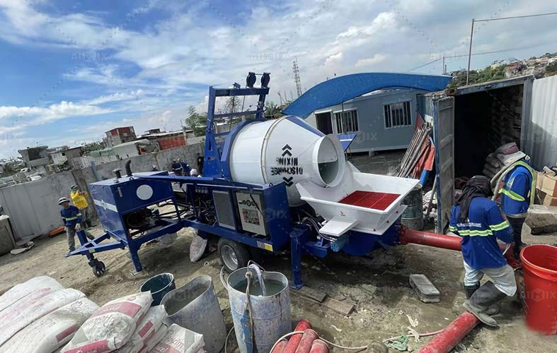 ABJZ40C Mixing Pump for Factory Construction in the Philippines