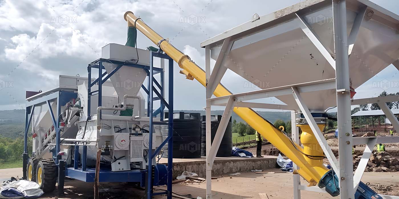 AJSY35 batching plant mobile harga in Nigeria