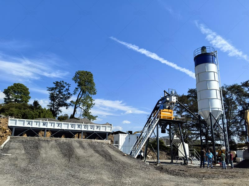 Ready-Mix Concrete Plant in Mexico for a Prefabricated Elements Factory