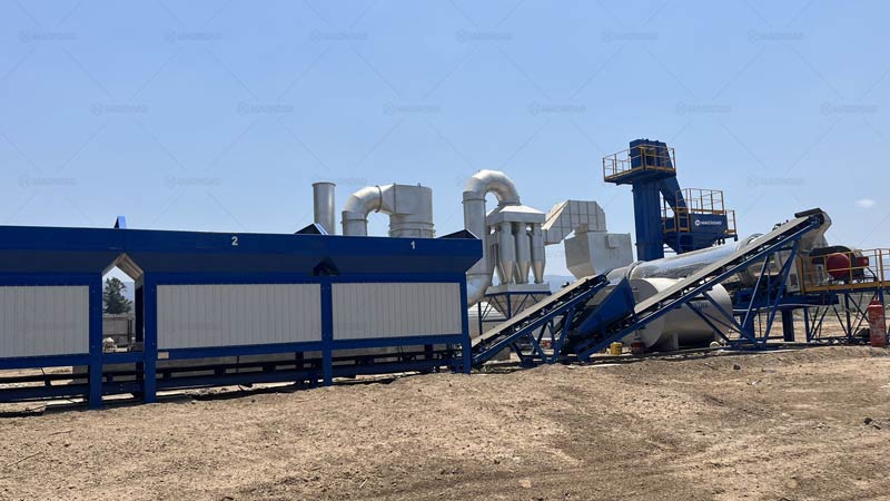 Stationary Asphalt Mixing Plant with Capacity 120TPH