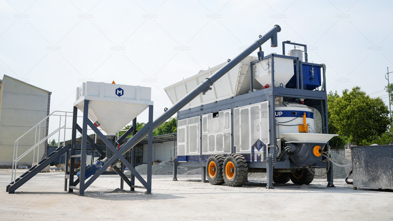 Concrete Plant with Pump for Small Projects